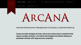 What Arcana.com.mx website looked like in 2015 (9 years ago)