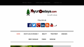 What Ayurvedaya.com website looked like in 2015 (9 years ago)