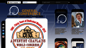 What Adventistchaplains.org website looked like in 2015 (10 years ago)