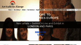 What Artgallerieseurope.com website looked like in 2015 (9 years ago)