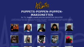 What Artgatepuppets.com website looked like in 2015 (9 years ago)