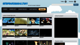 What Animedubbed.net website looked like in 2015 (9 years ago)