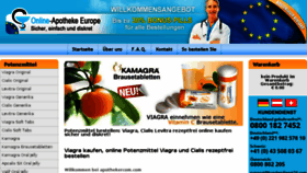 What Apothekercom.com website looked like in 2015 (9 years ago)