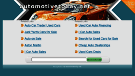 What Automotivetoday.net website looked like in 2015 (9 years ago)