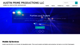 What Austinpri.me website looked like in 2015 (9 years ago)