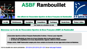 What Asbf-rambouillet.fr website looked like in 2015 (9 years ago)