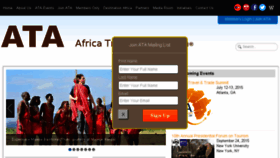 What Africatravelassociation.org website looked like in 2015 (9 years ago)