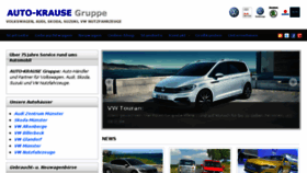 What Auto-krause.de website looked like in 2015 (9 years ago)
