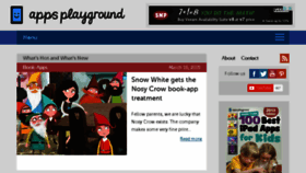 What Appsplayground.com website looked like in 2015 (9 years ago)