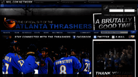What Atlantathrashers.com website looked like in 2011 (13 years ago)