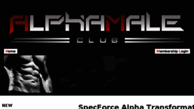 What Alphamale.club website looked like in 2015 (9 years ago)