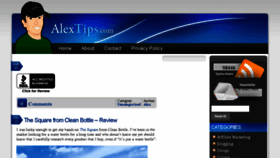 What Alextips.com website looked like in 2015 (9 years ago)