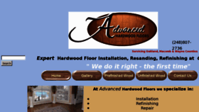 What Advancedhardwoodfloors.com website looked like in 2015 (9 years ago)
