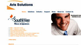 What Arissolutions.com website looked like in 2015 (9 years ago)
