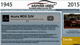What Automobile-catalog.com website looked like in 2015 (9 years ago)