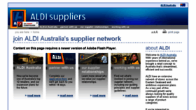 What Aldisuppliers.com.au website looked like in 2015 (9 years ago)