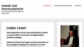 What Anwalt-und-kommunalrecht.de website looked like in 2015 (9 years ago)
