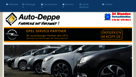 What Auto-deppe.de website looked like in 2015 (9 years ago)