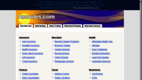 What Assrules.com website looked like in 2015 (9 years ago)
