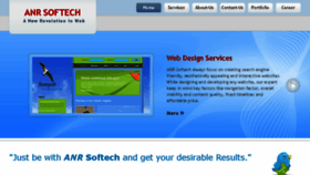 What Anrsoftech.com website looked like in 2015 (9 years ago)
