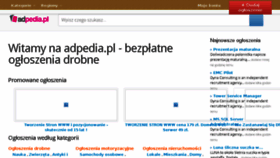 What Adpedia.pl website looked like in 2015 (9 years ago)