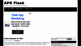 What Apkflash.com website looked like in 2015 (9 years ago)