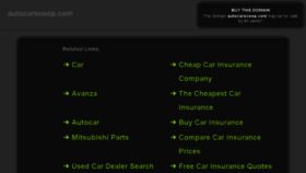 What Autocarscoop.com website looked like in 2015 (9 years ago)