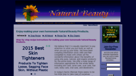 What A1-natural-beauty.com website looked like in 2015 (10 years ago)