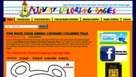 What Activitycoloringpages.com website looked like in 2015 (9 years ago)