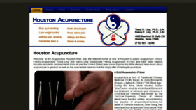 What Acupuncture-houston.net website looked like in 2015 (9 years ago)