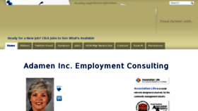 What Adamen-inc.com website looked like in 2015 (9 years ago)