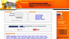 What Airmp3.net website looked like in 2015 (9 years ago)