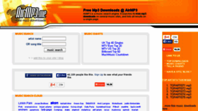 What Airmp3.com website looked like in 2015 (9 years ago)