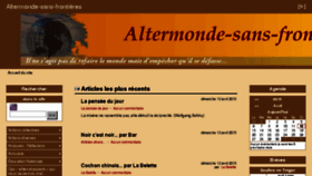 What Altermonde-sans-frontiere.com website looked like in 2015 (9 years ago)