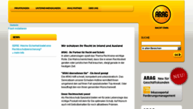 What Arag.at website looked like in 2015 (9 years ago)