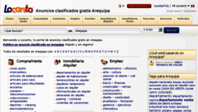 What Arequipa.locanto.com.pe website looked like in 2015 (9 years ago)