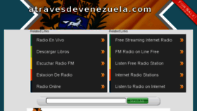 What Atravesdevenezuela.com website looked like in 2015 (9 years ago)