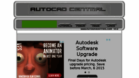 What Autocadcentral.com website looked like in 2015 (9 years ago)