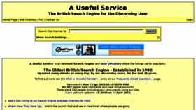 What Ausefulservice.com website looked like in 2015 (9 years ago)