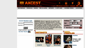 What Axcest.com website looked like in 2015 (9 years ago)