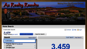 What Azrealtyresults.com website looked like in 2015 (9 years ago)