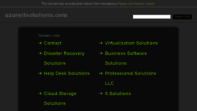 What Azureitsolutions.com website looked like in 2015 (9 years ago)