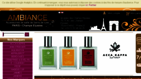 What Ambiance-champs-elysees.com website looked like in 2015 (9 years ago)
