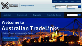 What Australiantradelinks.com.au website looked like in 2015 (9 years ago)
