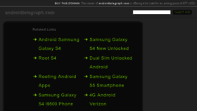 What Androidtelegraph.com website looked like in 2015 (9 years ago)