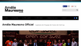What Ameliemauresmo.fr website looked like in 2015 (9 years ago)