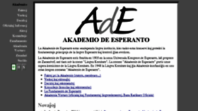 What Akademio-de-esperanto.org website looked like in 2015 (9 years ago)