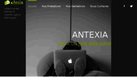 What Antexia.com website looked like in 2015 (9 years ago)
