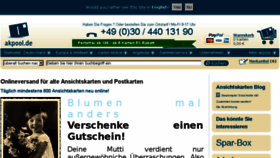 What Akpool.de website looked like in 2015 (8 years ago)