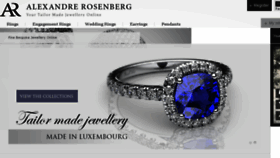 What Alexandrerosenberg.com website looked like in 2015 (9 years ago)